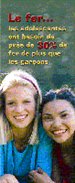 Le fer et les adolescentes