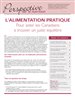 Perspective sur la nutrition: L’alimentation Pratique – Pour aider les Canadiens à trouver un juste