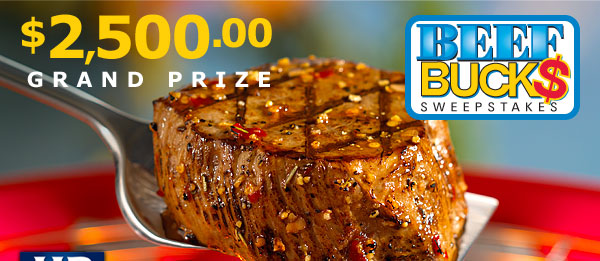 Beef Bucks $2500 Grand Prize