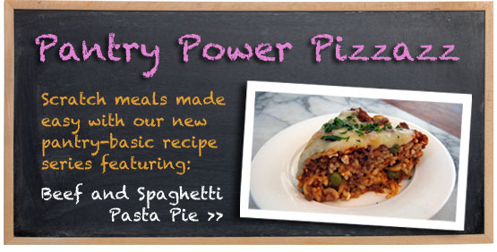 Pantry Power: Beef and Spaghetti Pasta Pie