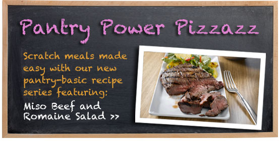 Pantry Power: Miso Beef and Romaine Lettuce