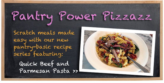 Pantry Power: Quick Beef and Parmesan Pasta