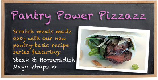 Pantry Power: Steak and Horseradish Mayo Wraps
