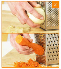 Step 2 - onion & carrot