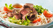 Vietnamese Flank Beef Steak with Noodle Salad