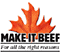 Make It Beef logo with tag line