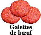 Galettes de boeuf