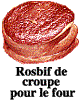 Rosbif de croupe pour le four