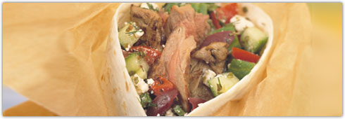 Greek Salad Wrap